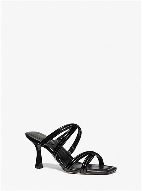 michael kors corrine patent leather bootie|Michael Kors sandals.